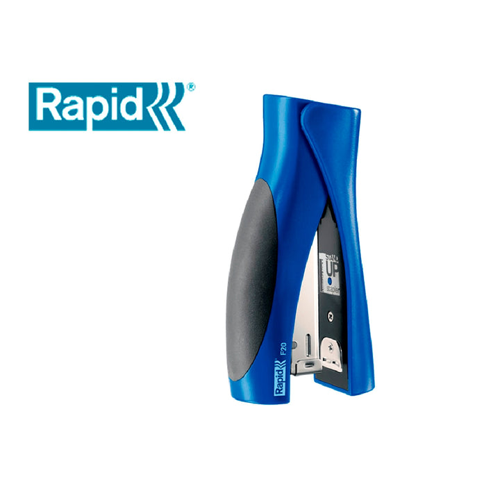 RAPID - Grapadora Rapid Vertical Ultimate F20 Plastico Capacidad de Grapado 20 Hojas Usa Grapas 24/6 y 26/6 Color