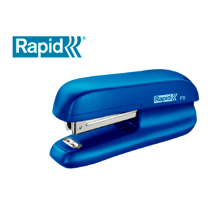 RAPID - Grapadora Rapid F5 Mini Plastico Capacidad de Grapado 10 Hojas Usa Grapas N 10 Color Azul