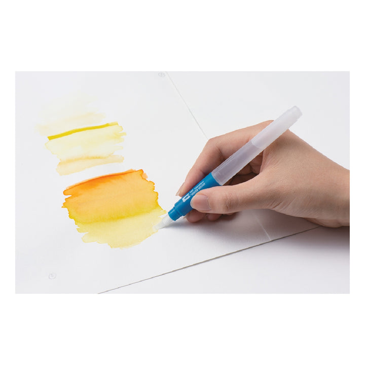 TOMBOW - Pincel Tombow Water Brush Con Deposito Rellenable Punta Plana Blister de 1 Unidad