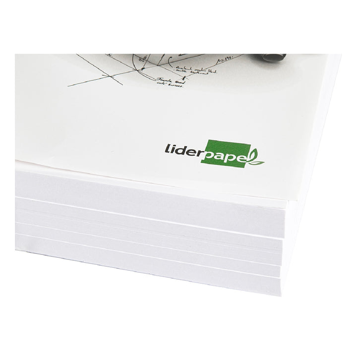 LIDERPAPEL - Papel Dibujo Liderpapel 210x297mm 150g/M2 Con Cajetin