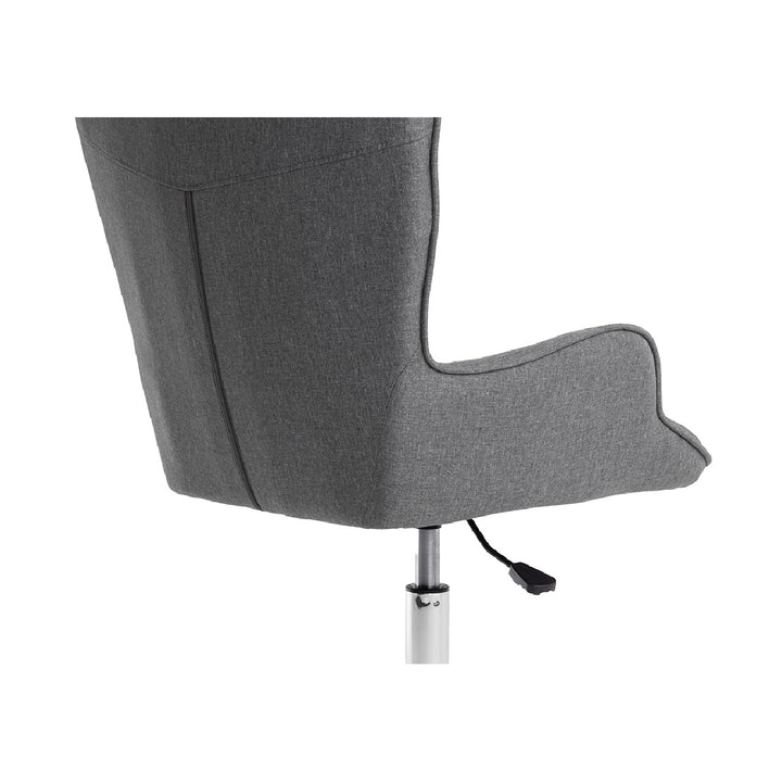 Q-CONNECT - Silla Q-Connect Escritorio Mes Sina Base Metalica Alt Max 960 Anc 570 Prof 620 Ruedas Premium Color Gris