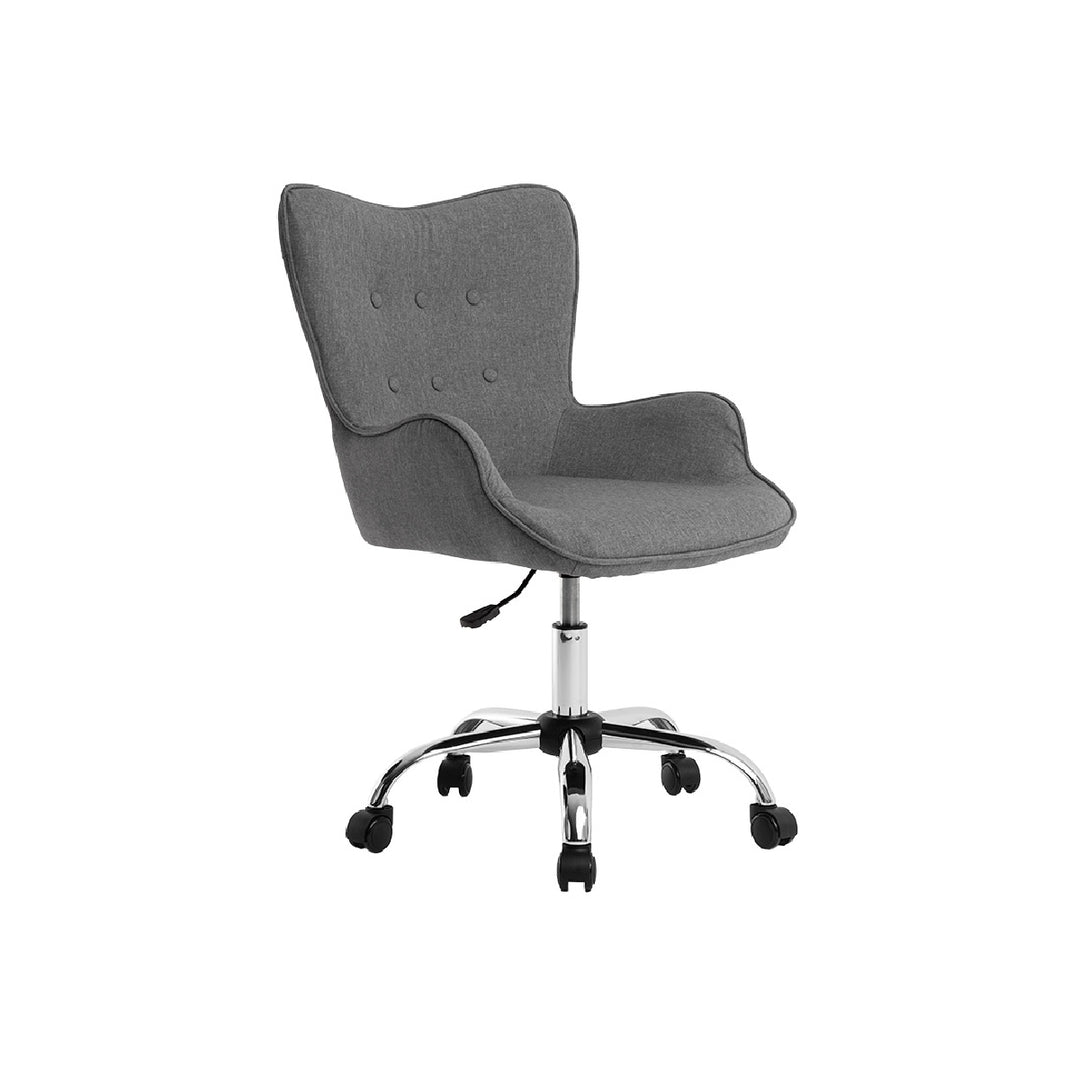 Q-CONNECT - Silla Q-Connect Escritorio Mes Sina Base Metalica Alt Max 960 Anc 570 Prof 620 Ruedas Premium Color Gris