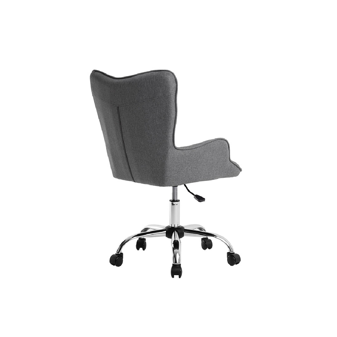 Q-CONNECT - Silla Q-Connect Escritorio Mes Sina Base Metalica Alt Max 960 Anc 570 Prof 620 Ruedas Premium Color Gris