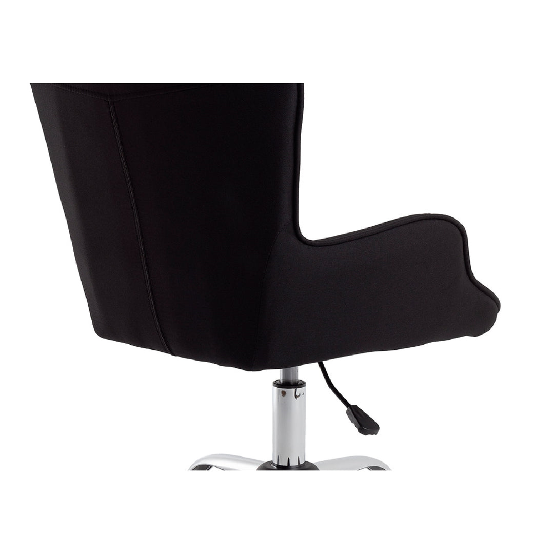 Q-CONNECT - Silla Q-Connect Escritorio Mes Sina Base Metalica Alt Max 960 Anc 570 Prof 620 Ruedas Premium Color Negro