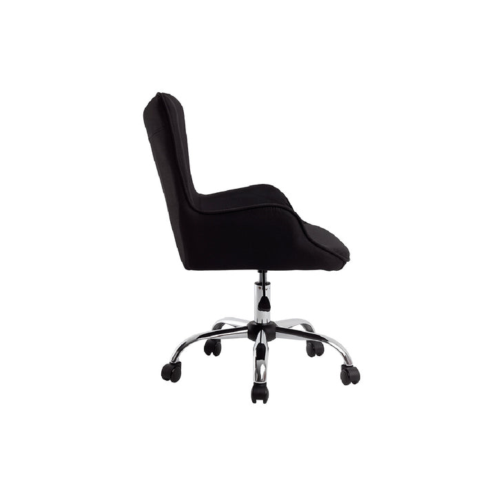 Q-CONNECT - Silla Q-Connect Escritorio Mes Sina Base Metalica Alt Max 960 Anc 570 Prof 620 Ruedas Premium Color Negro