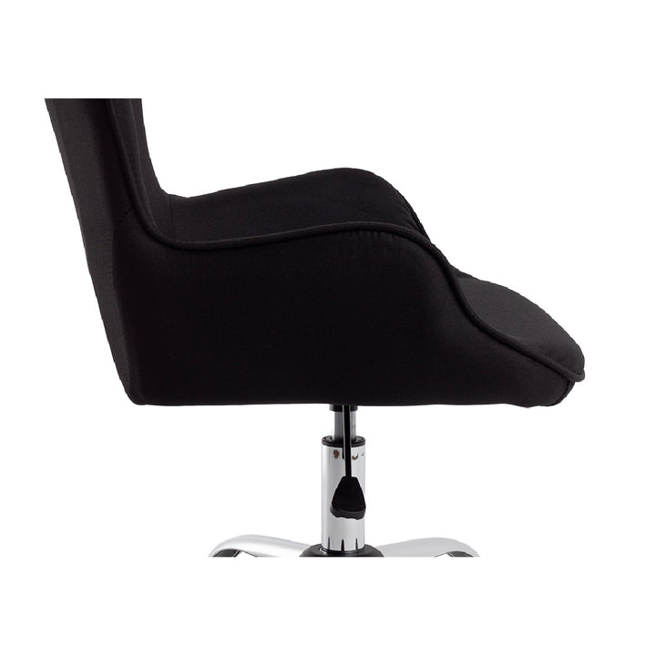 Q-CONNECT - Silla Q-Connect Escritorio Mes Sina Base Metalica Alt Max 960 Anc 570 Prof 620 Ruedas Premium Color Negro