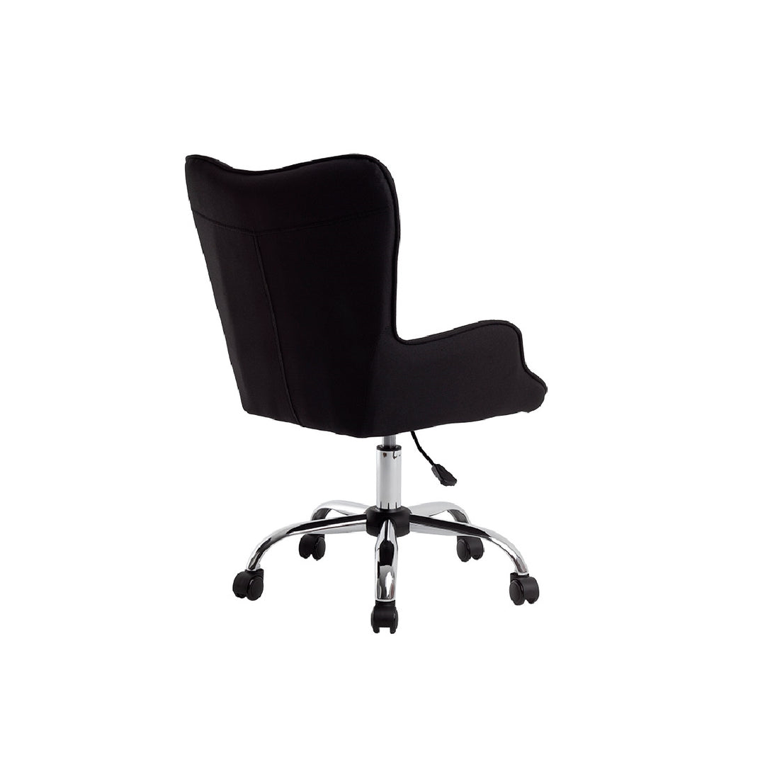 Q-CONNECT - Silla Q-Connect Escritorio Mes Sina Base Metalica Alt Max 960 Anc 570 Prof 620 Ruedas Premium Color Negro