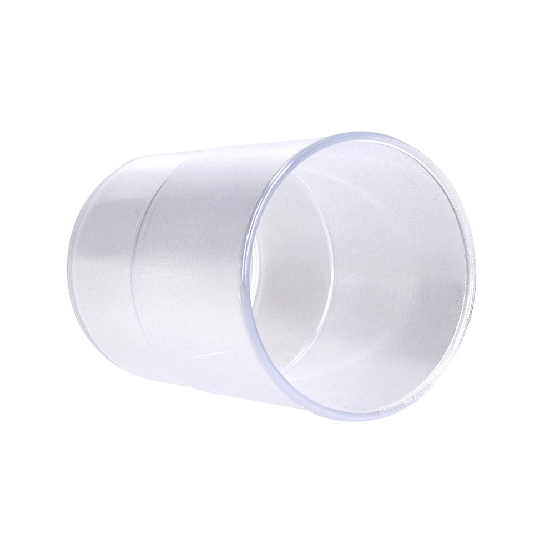 Q-CONNECT - Cubilete Portalapices Q-Connect Transparente Plastico Diametro 75 mm Alto 100 mm