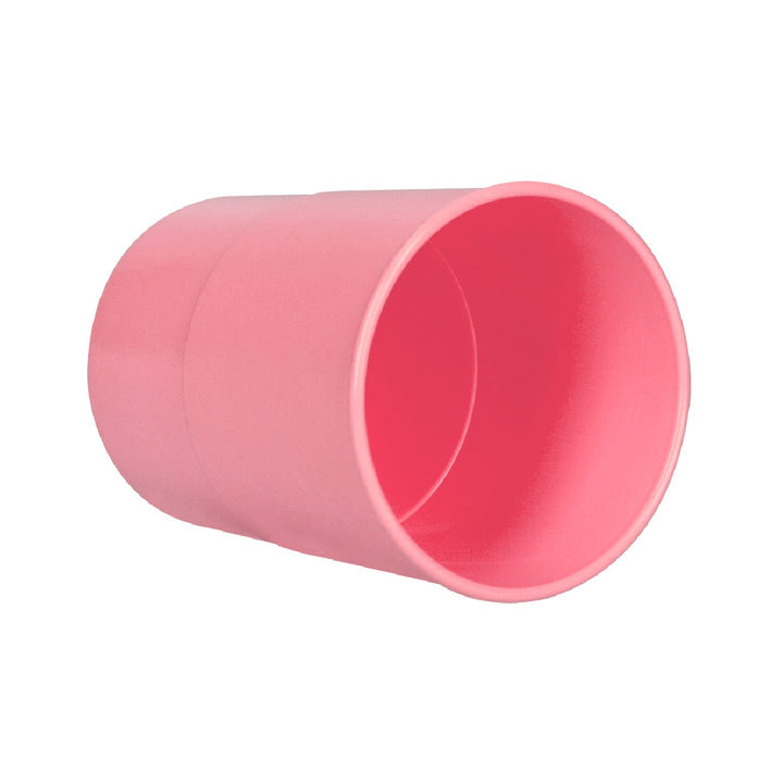 Q-CONNECT - Cubilete Portalapices Q-Connect Rosa Pastel Opaco Plastico Diametro 75 mm Alto 100 mm