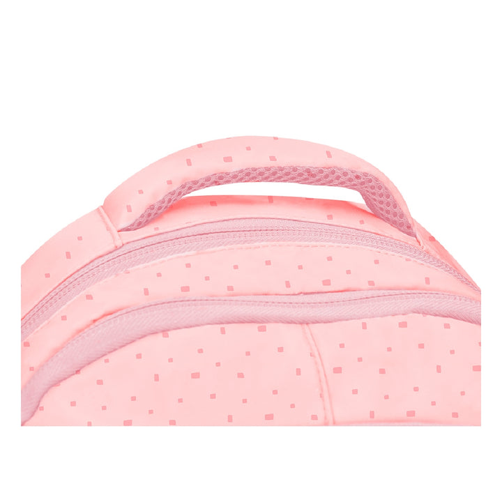 LIDERPAPEL - Cartera Escolar Liderpapel Moc Hila Multibolsillo Diseno Rosa 450x145x300 mm