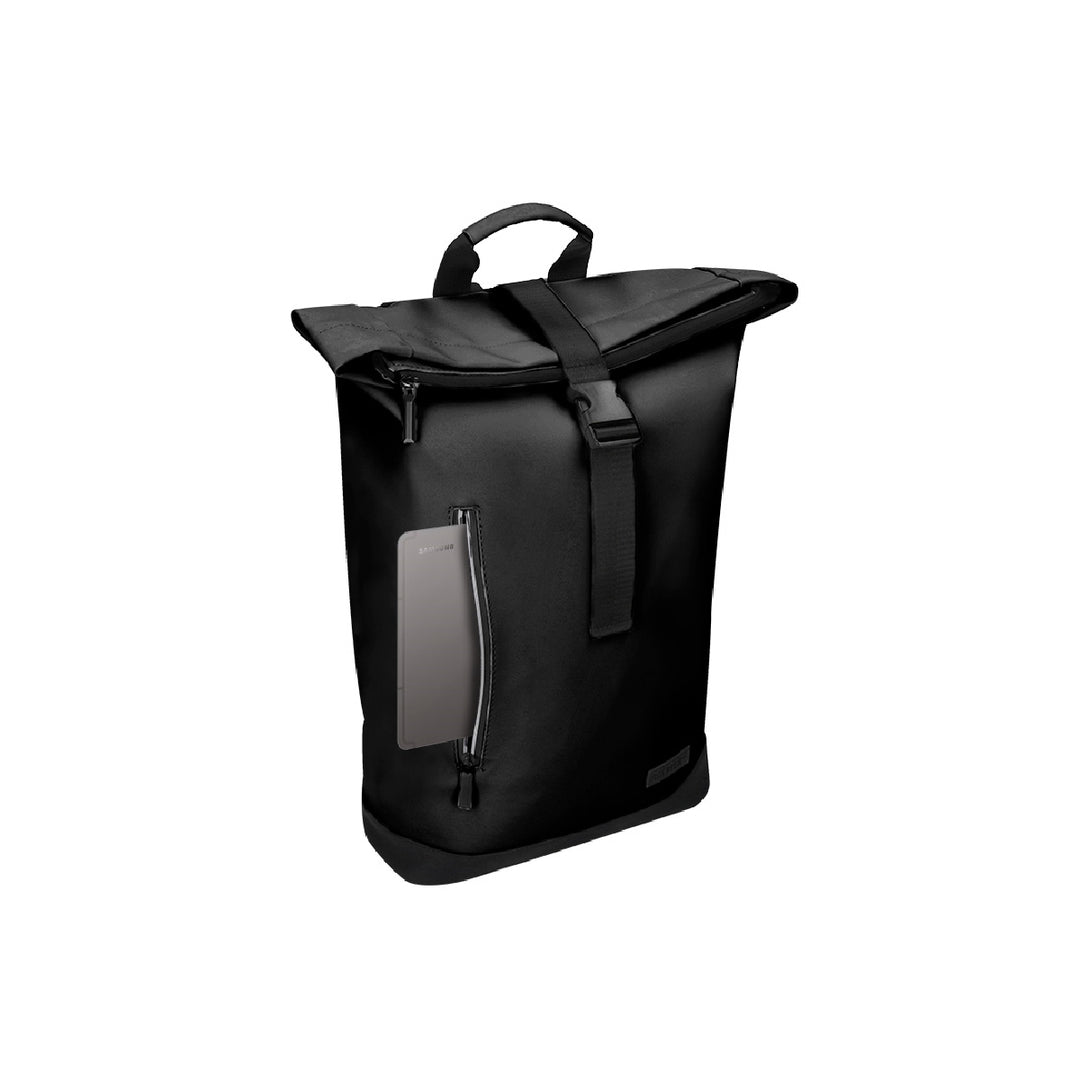 ANTARTIK - Cartera Antartik Mochila Water Proof Enrollable Diseno Casual Color Negro 480x130x280 mm