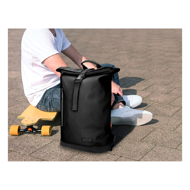 ANTARTIK - Cartera Antartik Mochila Water Proof Enrollable Diseno Casual Color Negro 480x130x280 mm