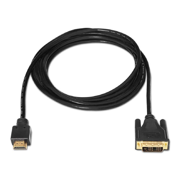 AISENS - Cable Aisens Dvi a Hdmi Dvi18+1/M-Hdmi A/M Full HD Color Negro Longitud 1.8 M