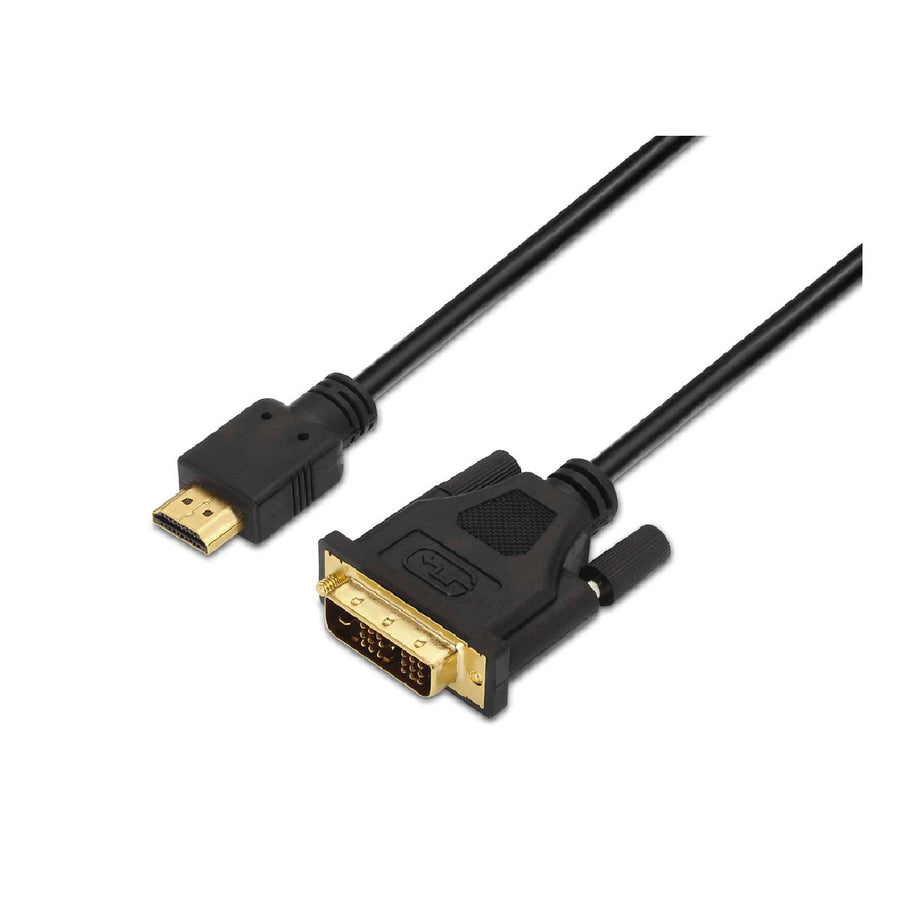AISENS - Cable Aisens Dvi a Hdmi Dvi18+1/M-Hdmi A/M Full HD Color Negro Longitud 1.8 M