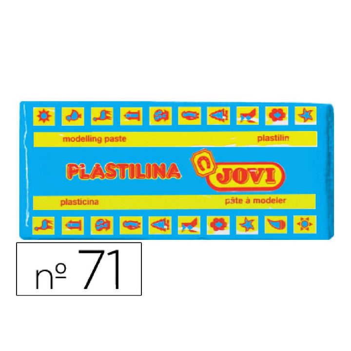 JOVI - Plastilina Jovi 71 Azul Claro Unidad Tamano Mediano