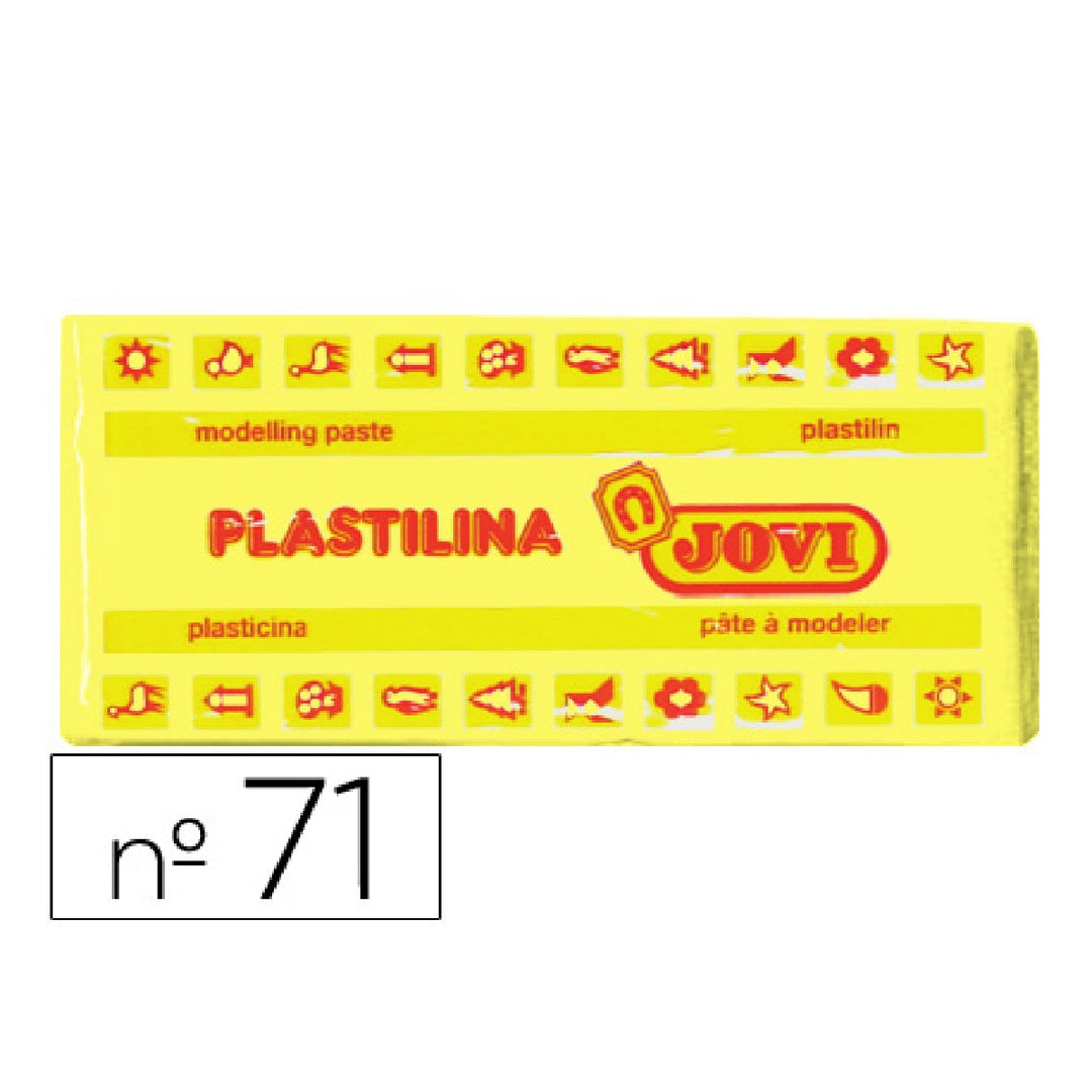 JOVI - Plastilina Jovi 71 Amarillo Claro Unidad Tamano Mediano