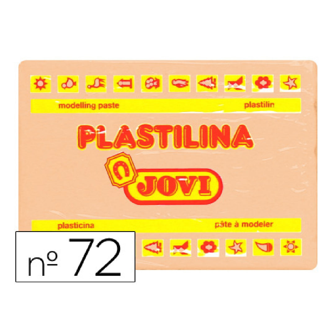 JOVI - Plastilina Jovi 72 Carne Unidad Tamano Grande