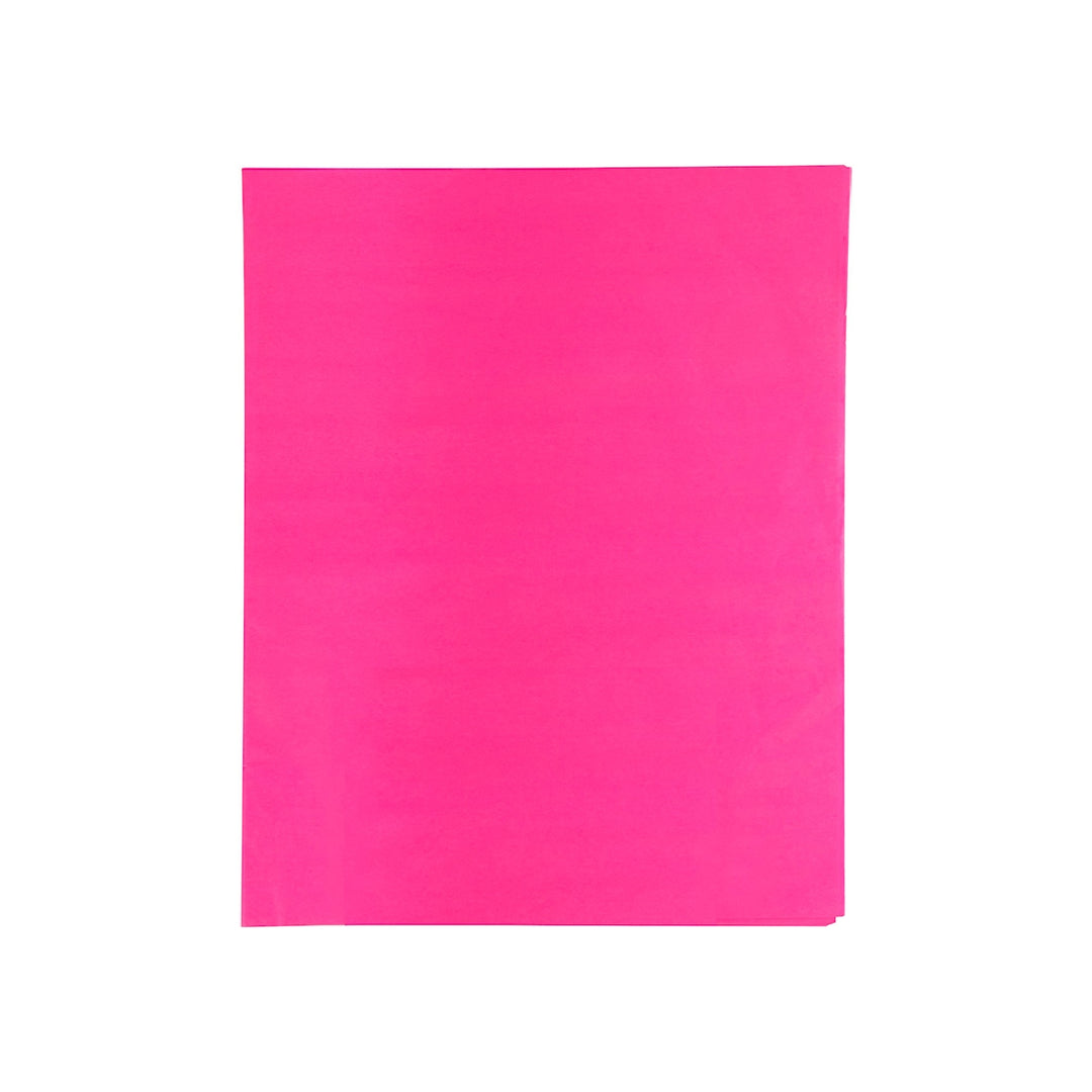 LIDERPAPEL - Papel Seda Liderpapel Rosa Fuerte 52x76 cm 18 GR Paquete de 25 Hojas