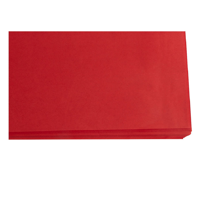 LIDERPAPEL - Papel Seda Liderpapel Rojo 52x76 cm 18 GR Paquete de 25 Hojas