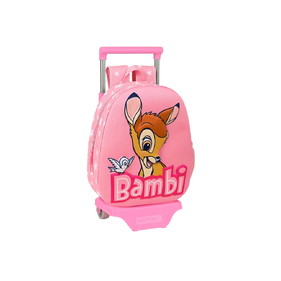 SAFTA - Cartera Escolar Safta Disney Classics Bambi Con Carro 270x100x320 mm