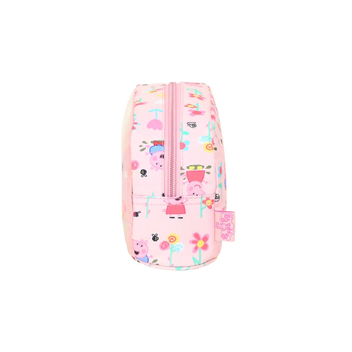 SAFTA - Cartera Escolar Safta Portadesayunos 215x65x120 mm Peppa Pig Having FUN