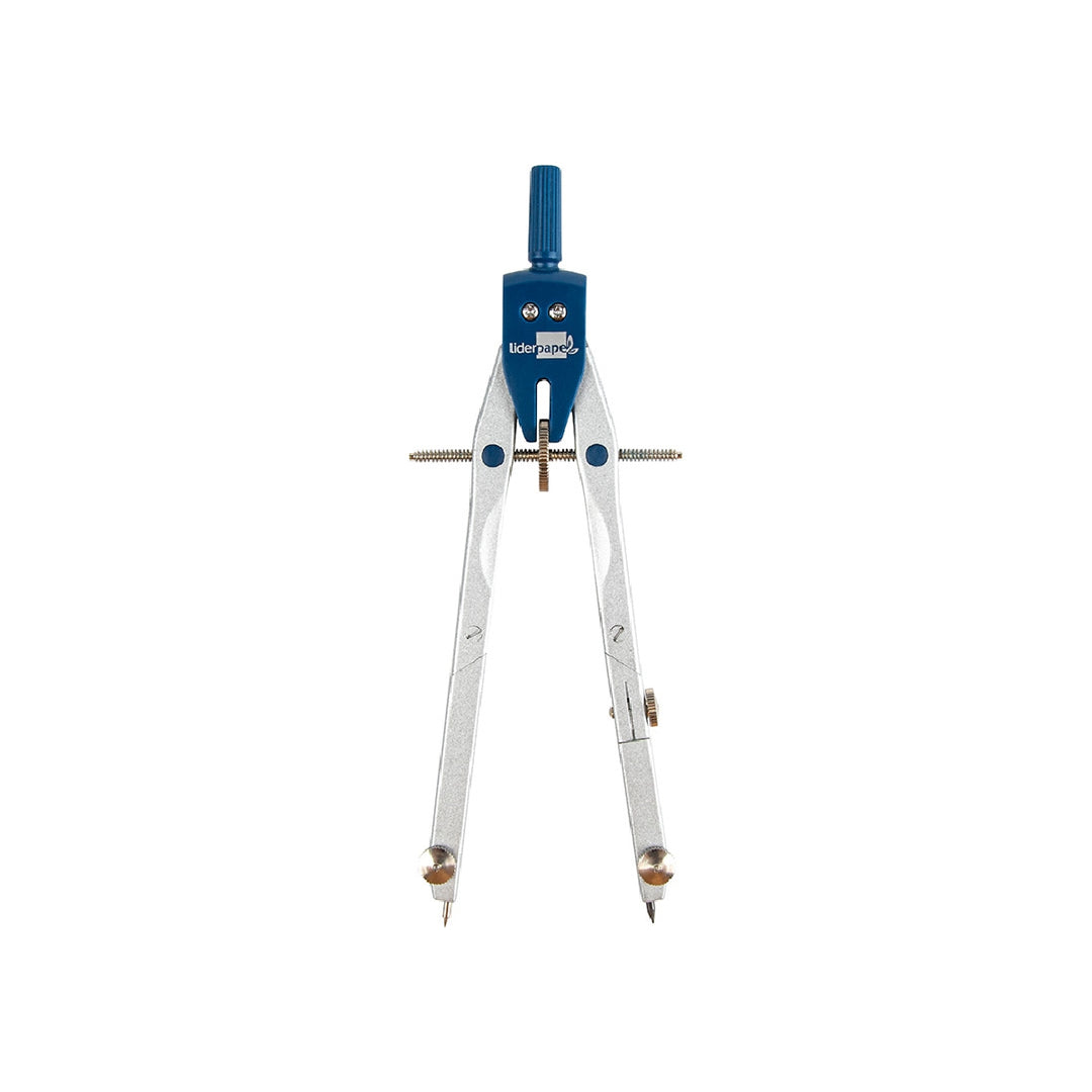 LIDERPAPEL - Compas Liderpapel Micrometrico BK-304 Con Adaptador y Alargadera