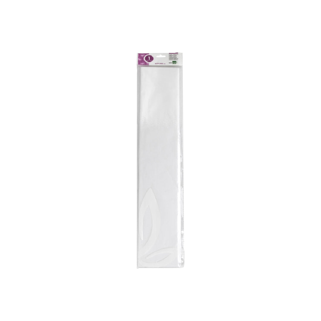 LIDERPAPEL - Papel Crespon Liderpapel 50 cm X 2.5M 34g/M2 Blanco