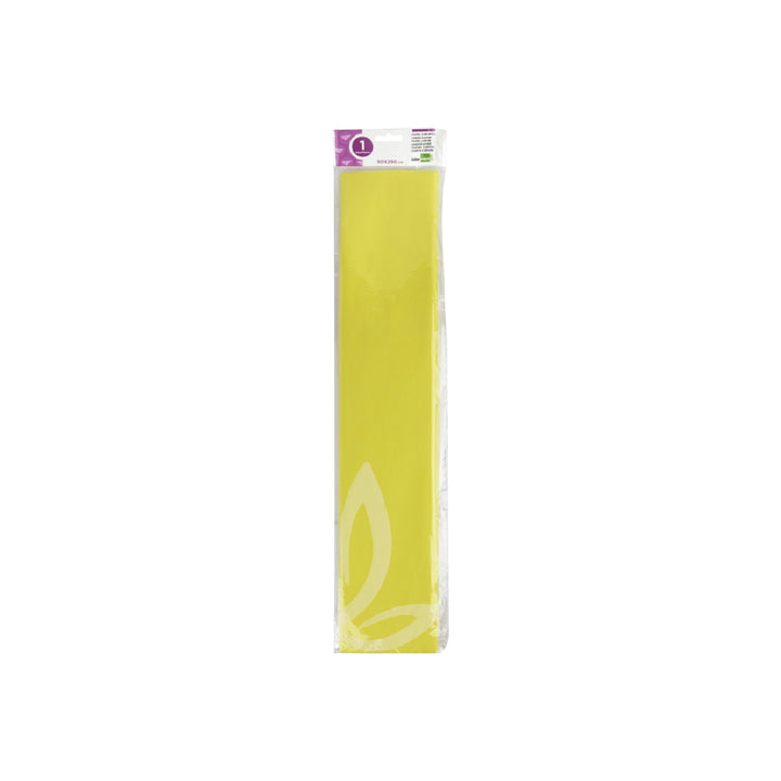 LIDERPAPEL - Papel Crespon Liderpapel 50 cm X 2.5M 34g/M2 Amarillo