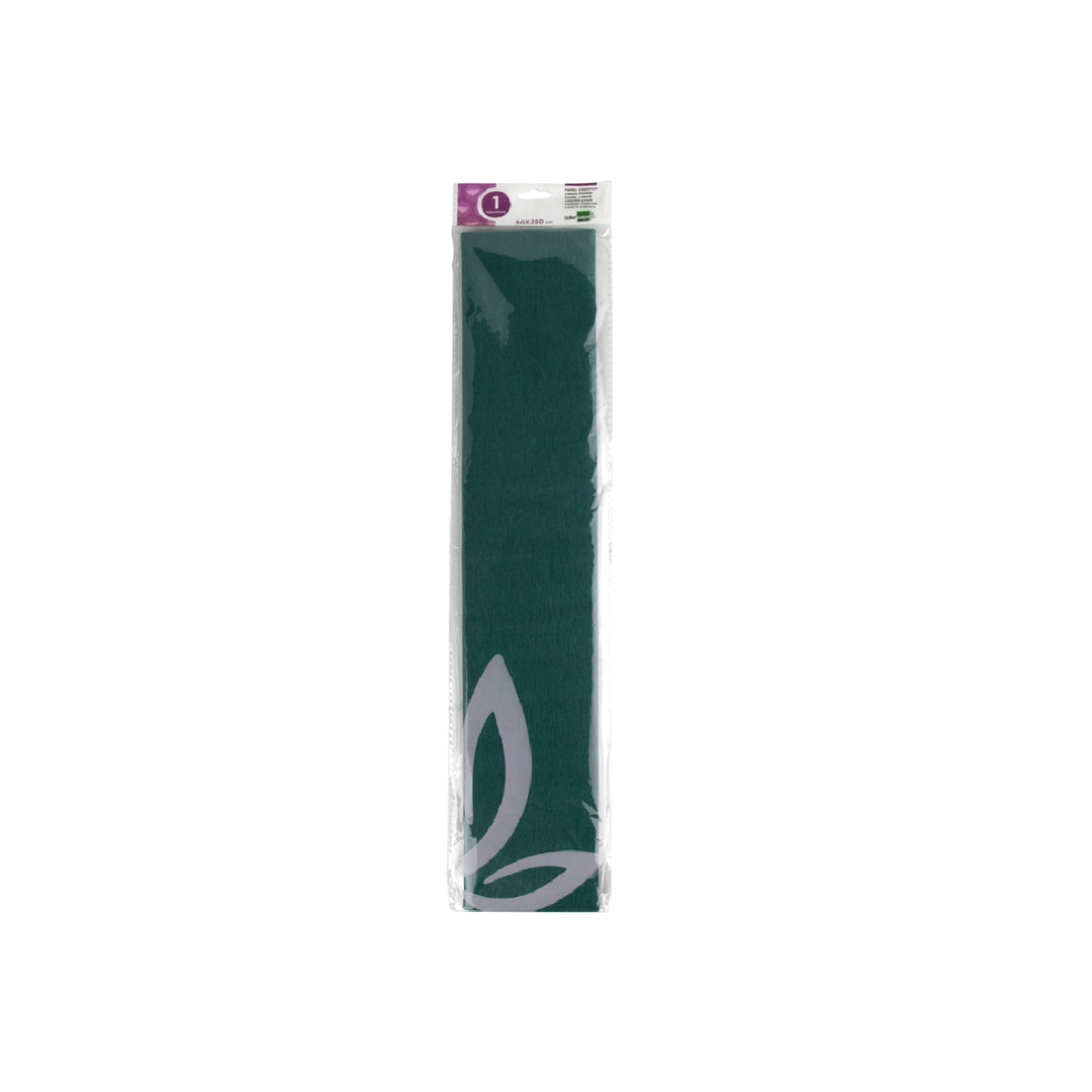 LIDERPAPEL - Papel Crespon Liderpapel 50 cm X 2.5M 34g/M2 Verde Oscuro