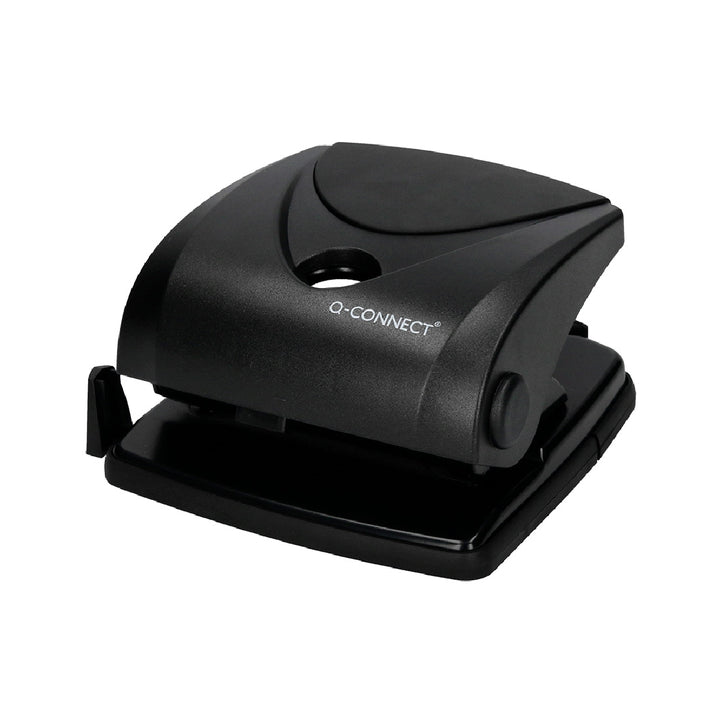 Q-CONNECT - Taladrador Q-Connect Kf01235 Negro Abertura 2.7 mm Capacidad 27 Hojas