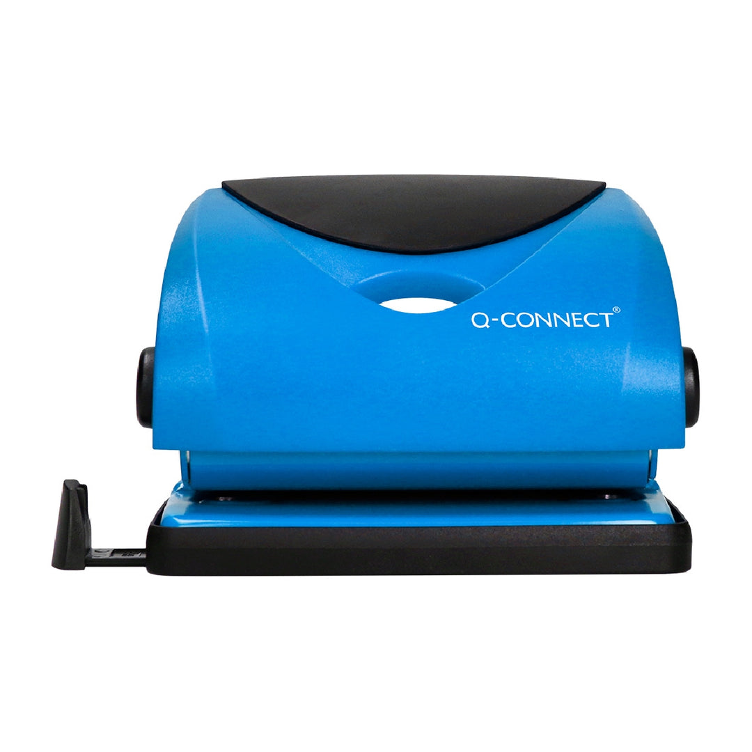 Q-CONNECT - Taladrador Q-Connect Kf02155 Azul Abertura 2 mm Capacidad 20 Hojas