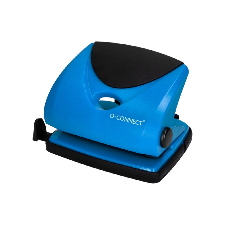 Q-CONNECT - Taladrador Q-Connect Kf02155 Azul Abertura 2 mm Capacidad 20 Hojas