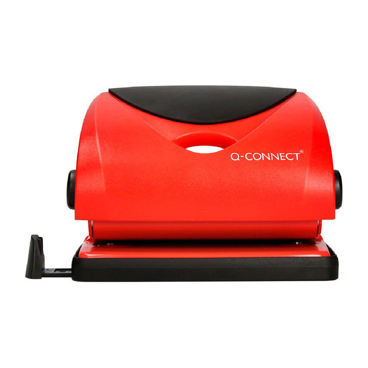 Q-CONNECT - Taladrador Q-Connect Kf02156 Rojo Abertura 2 mm Capacidad 20 Hojas