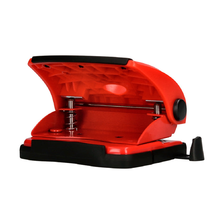 Q-CONNECT - Taladrador Q-Connect Kf02156 Rojo Abertura 2 mm Capacidad 20 Hojas