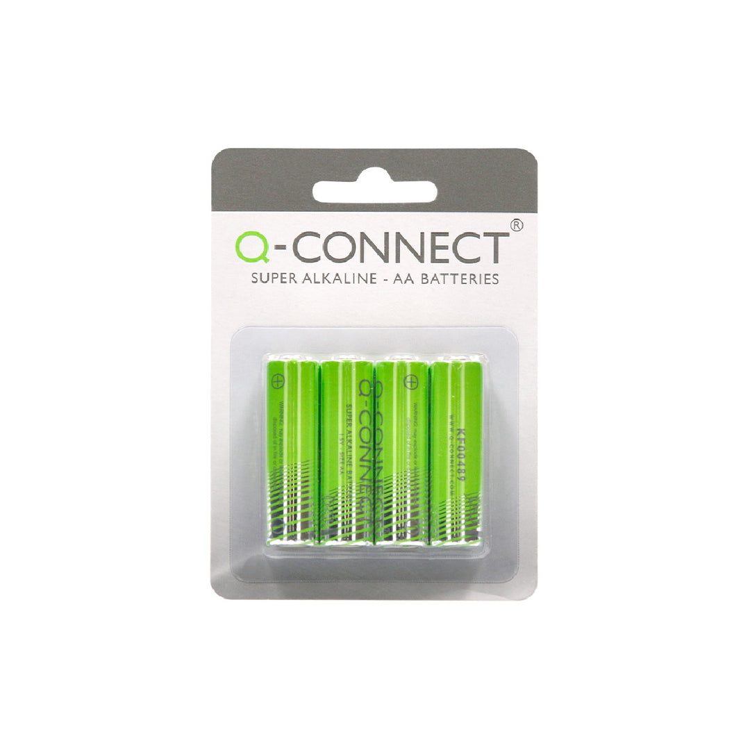 Q-CONNECT - Pila Q-Connect Alcalina AA Blister Con 4 Unidades