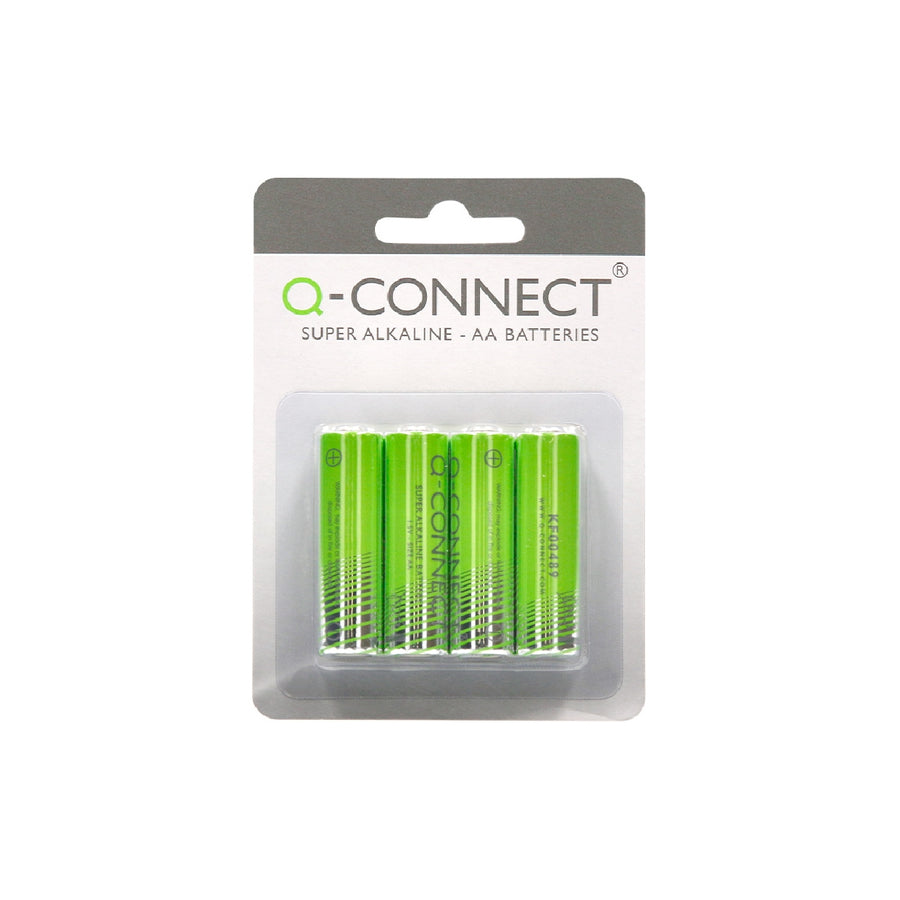 Q-CONNECT - Pila Q-Connect Alcalina AA Blister Con 4 Unidades