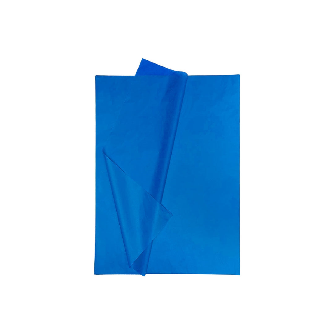 LIDERPAPEL - Papel Seda Liderpapel 52x76cm 18g/M2 Bolsa de 5 Hojas Azul