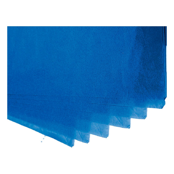 LIDERPAPEL - Papel Seda Liderpapel 52x76cm 18g/M2 Bolsa de 5 Hojas Azul