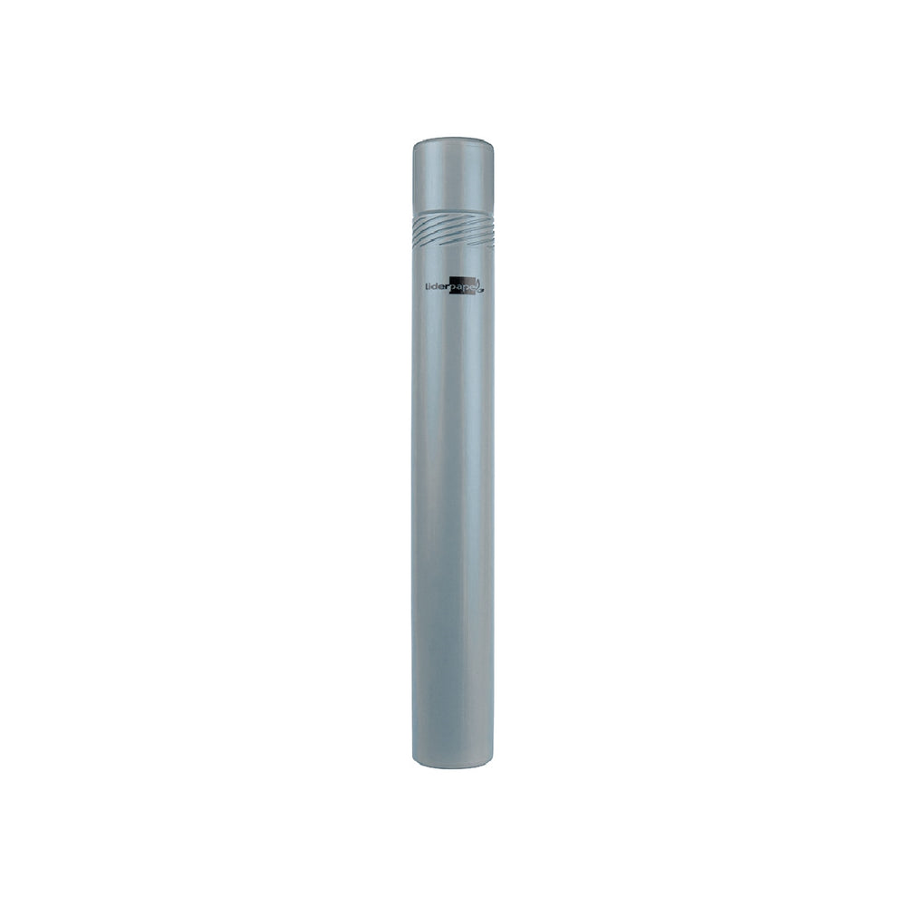 LIDERPAPEL - Portaplanos Plastico Liderpapel Diametro 6 cm Extensible Hasta 80 Gris