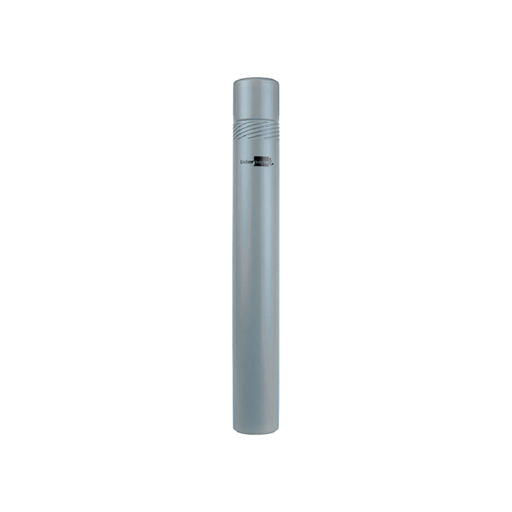 LIDERPAPEL - Portaplanos Plastico Liderpapel Diametro 6 cm Extensible Hasta 80 Gris