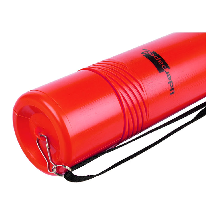 LIDERPAPEL - Portaplanos Plastico Liderpapel Diametro 6 cm Extensible Hasta 80 Rojo