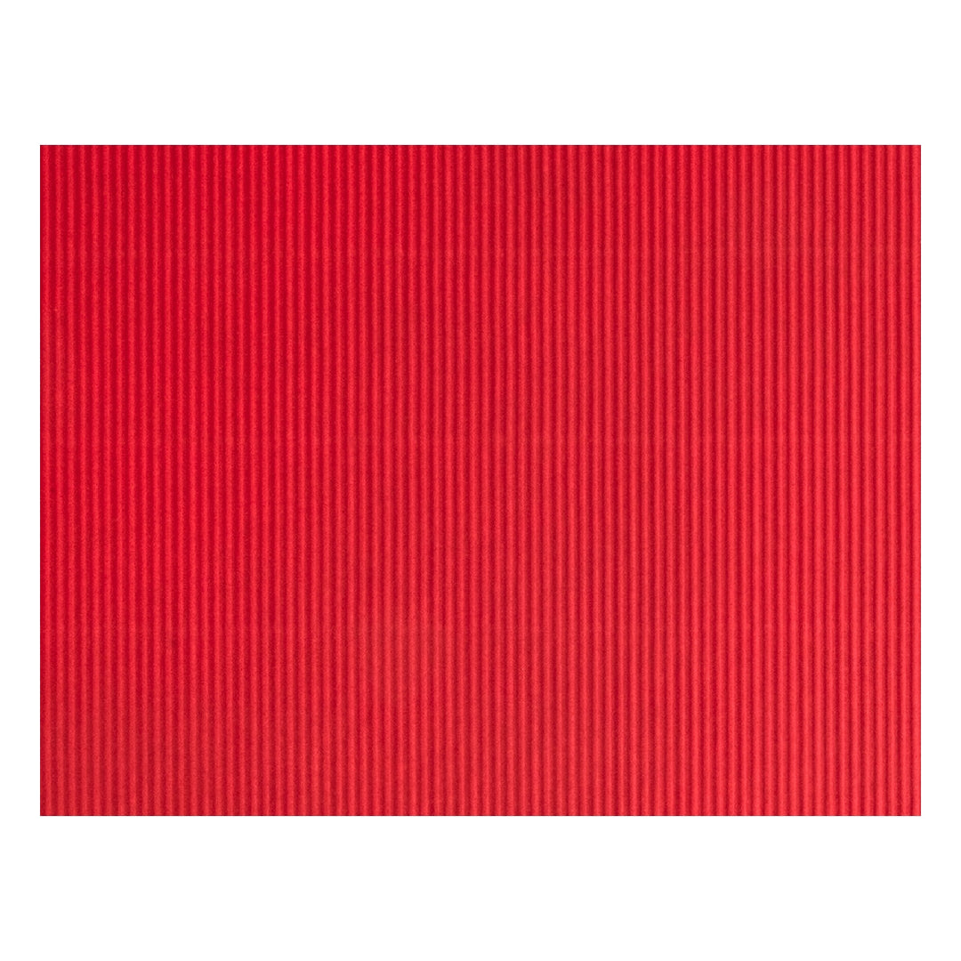 LIDERPAPEL - Carton Ondulado Liderpapel 50 X 70cm 320g/M2 Rojo