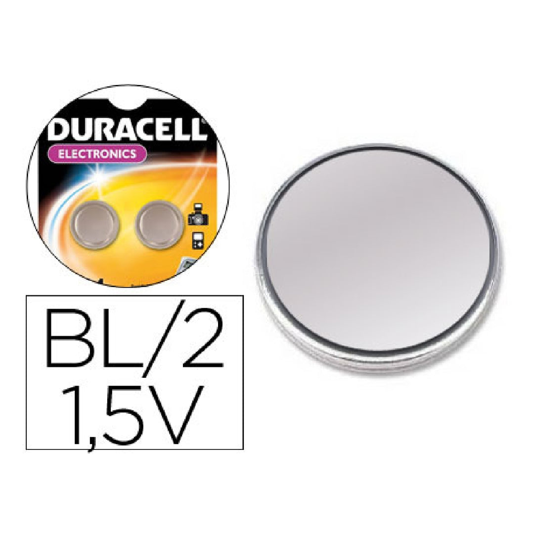 DURACELL - Pila Duracell Alcalina Lr44 Boton Blister de 2 Unidades