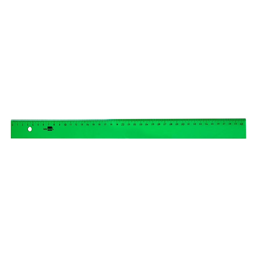 LIDERPAPEL - Regla Liderpapel 40 cm Acrilico Verde