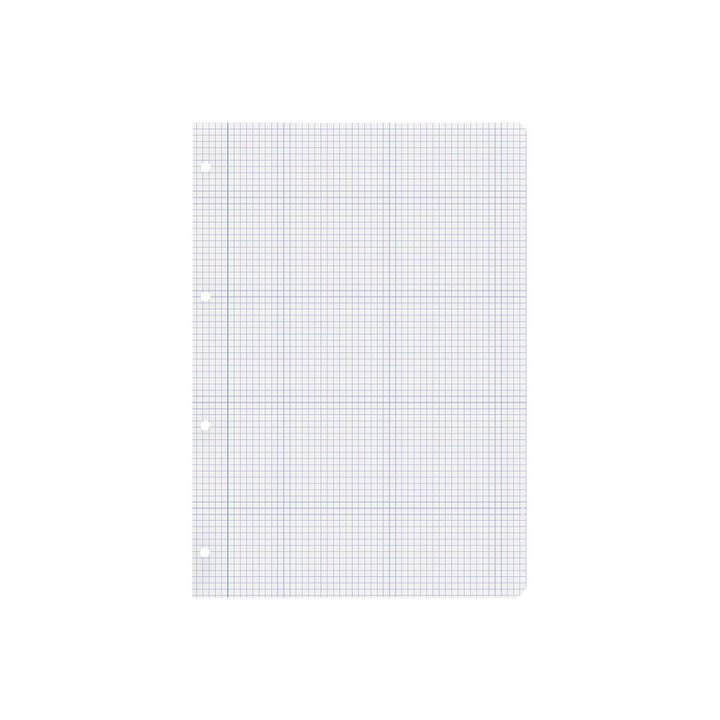 LIDERPAPEL - Recambio Liderpapel A4 100 Hojas 100g/M2 Cuadro 4mm Con Margen 4 Taladros