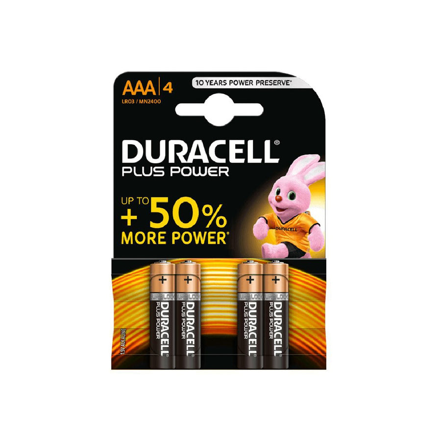 DURACELL - Pila Duracell Alcalina Plus Aaa Blister Con 4 Unidades