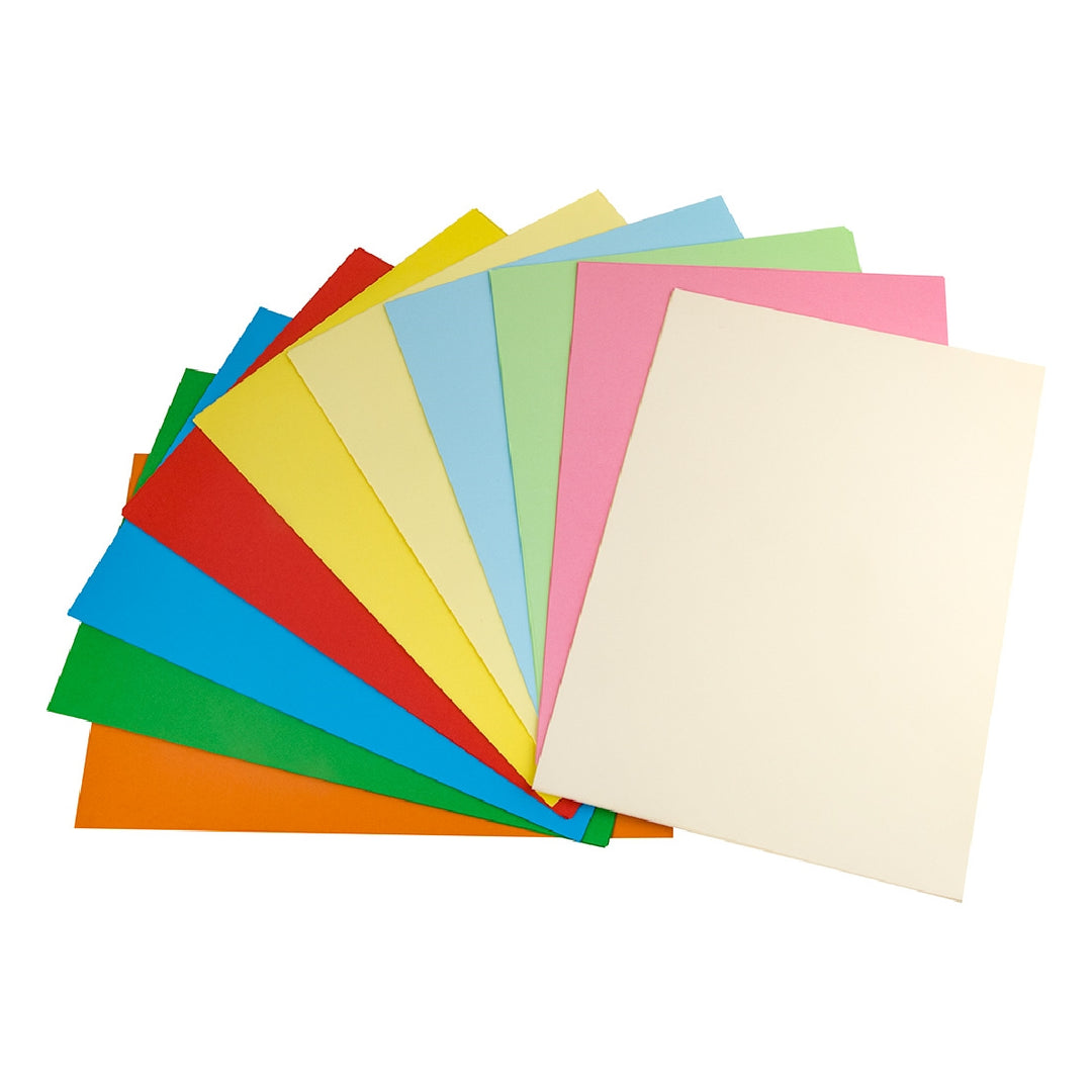 LIDERPAPEL - Papel Color Liderpapel A4 80g/M2 25 Colores Surtidos Paquete de 100