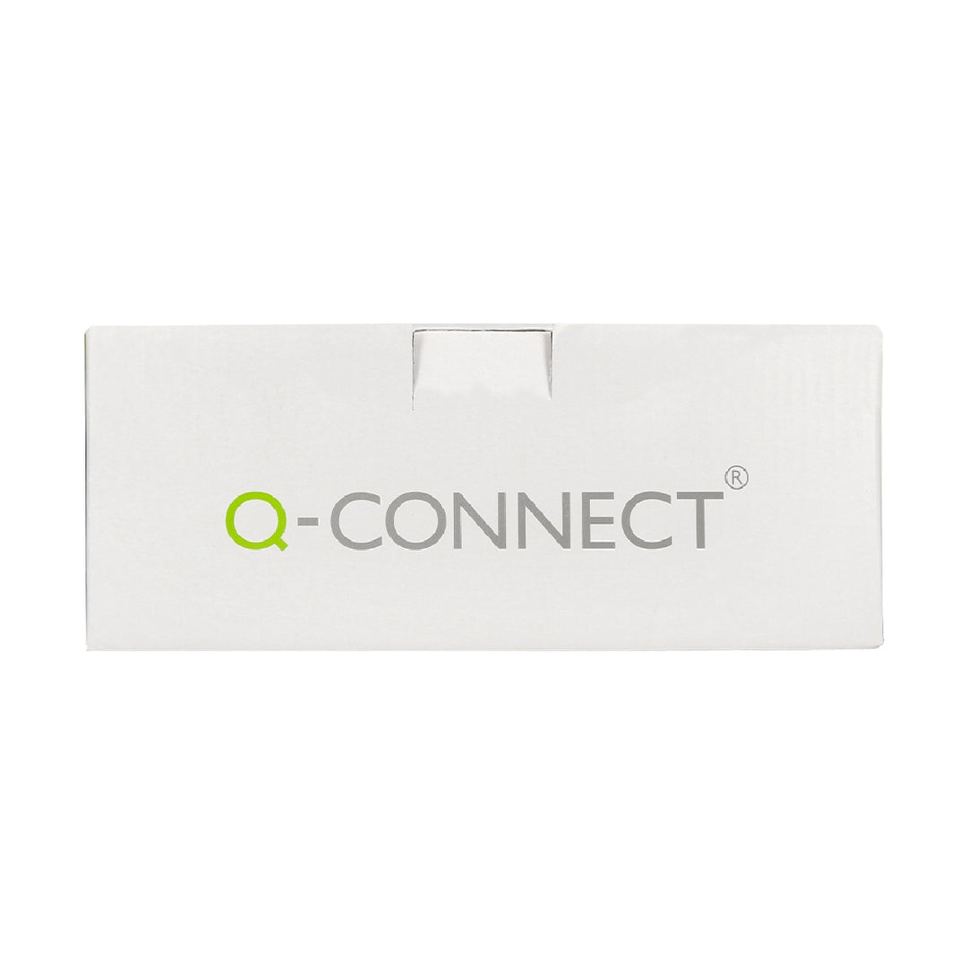 Q-CONNECT - Encuadernador Fastener Q-Connect Plastico D-Clips Color Rojo Caja de 100 Unidades