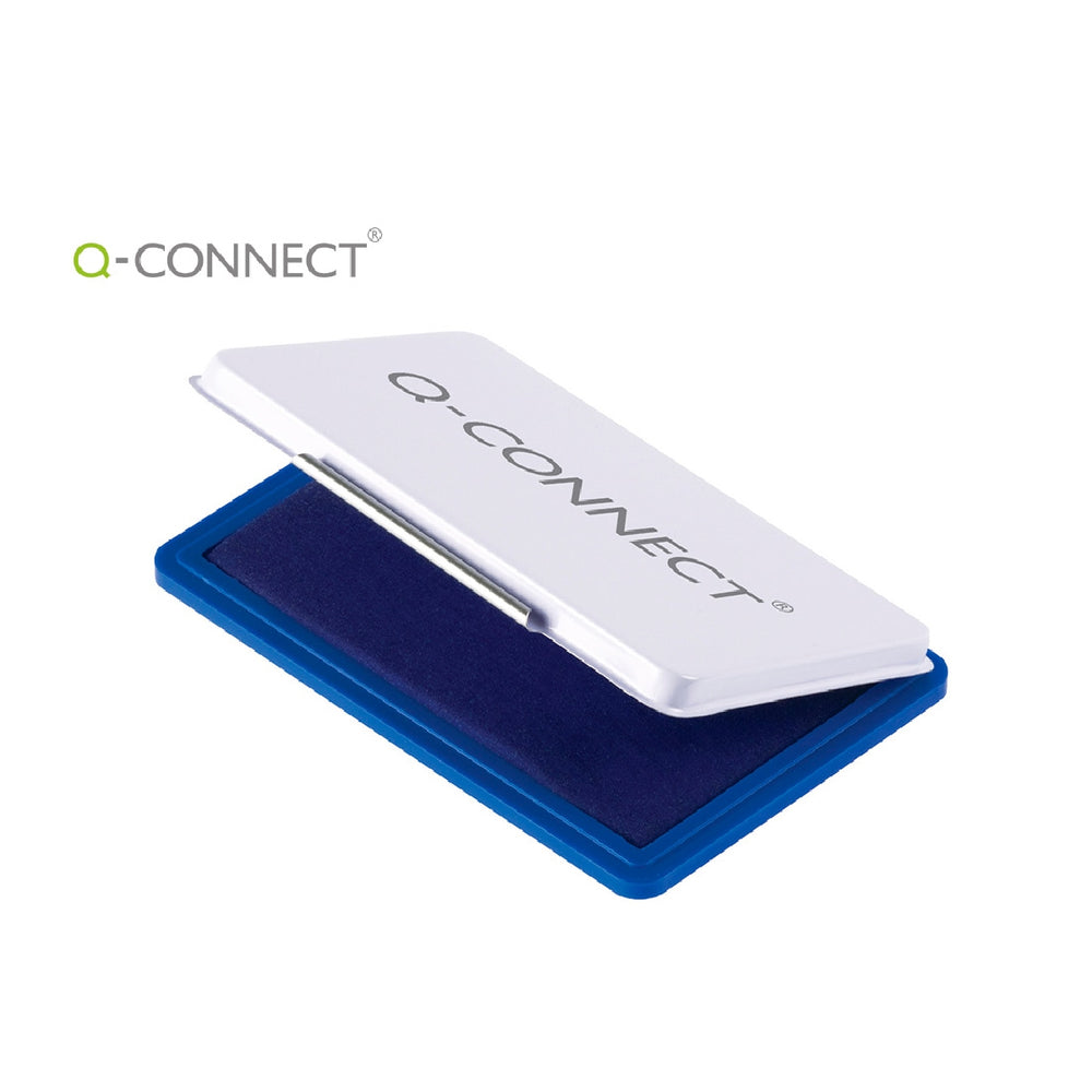 Q-CONNECT - Tampon Q-Connect Nº2 110x70 mm Azul