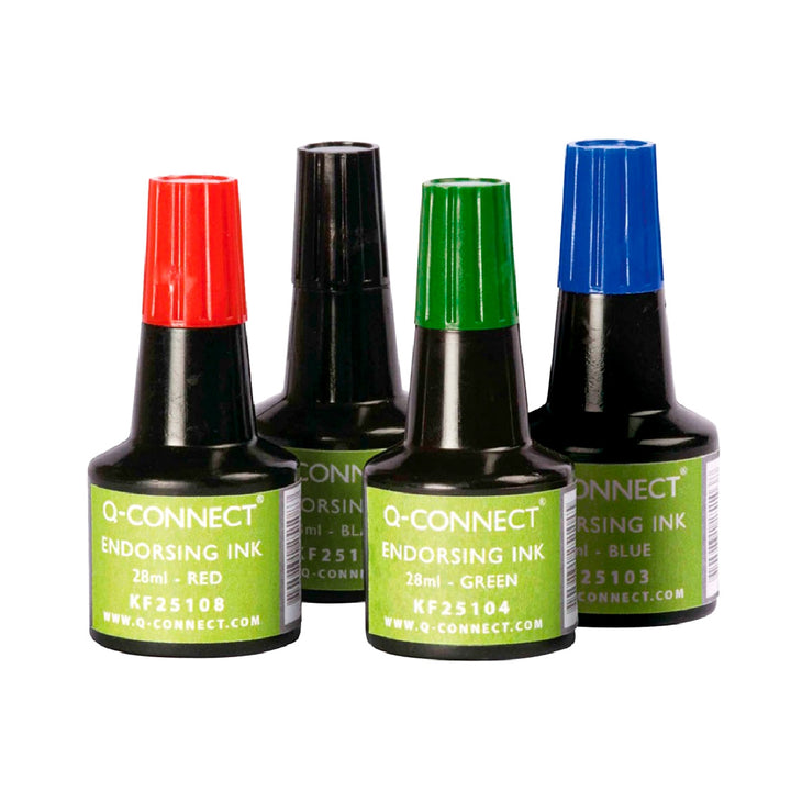 Q-CONNECT - Tinta Tampon Q-Connect Azul Bote 28 ML